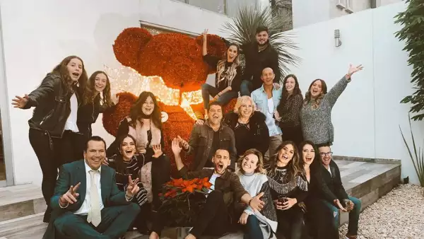 Equipo del programa 'Hoy' en la posada de Andrea Legarreta