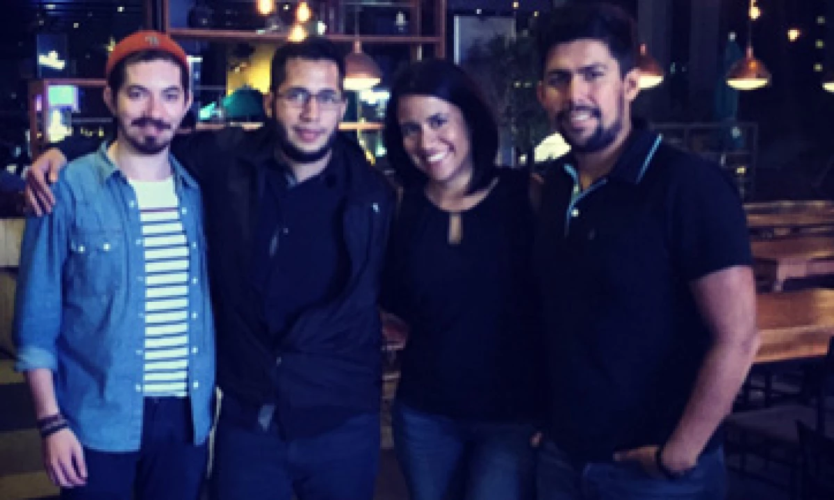 El equipo de Talentia (de izq. a der.) Edward Bentinck, H.J. Barraza, Natalia Ibañez y Miguel Ángel Ramírez. (Foto: Cortesía Talentia )