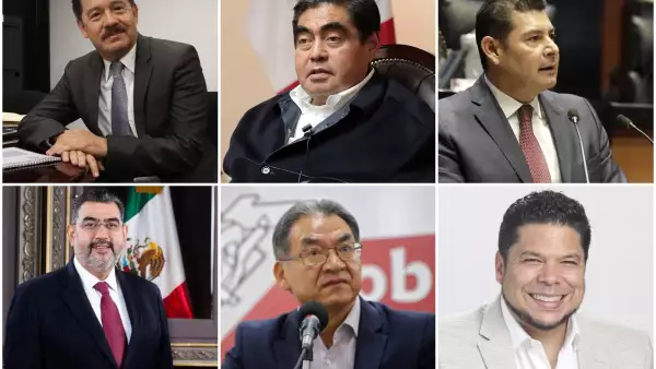 Aspirantes de Morena a la gubernatura de Puebla en 2024 o 'corcholatas'