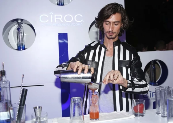 Kris Goyri se la pasó muy bien durante la fiesta.