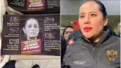 propaganda contra Sheinbaum en oficinas de la Cuauhtémoc; Sandra Cuevas denuncia secuestro