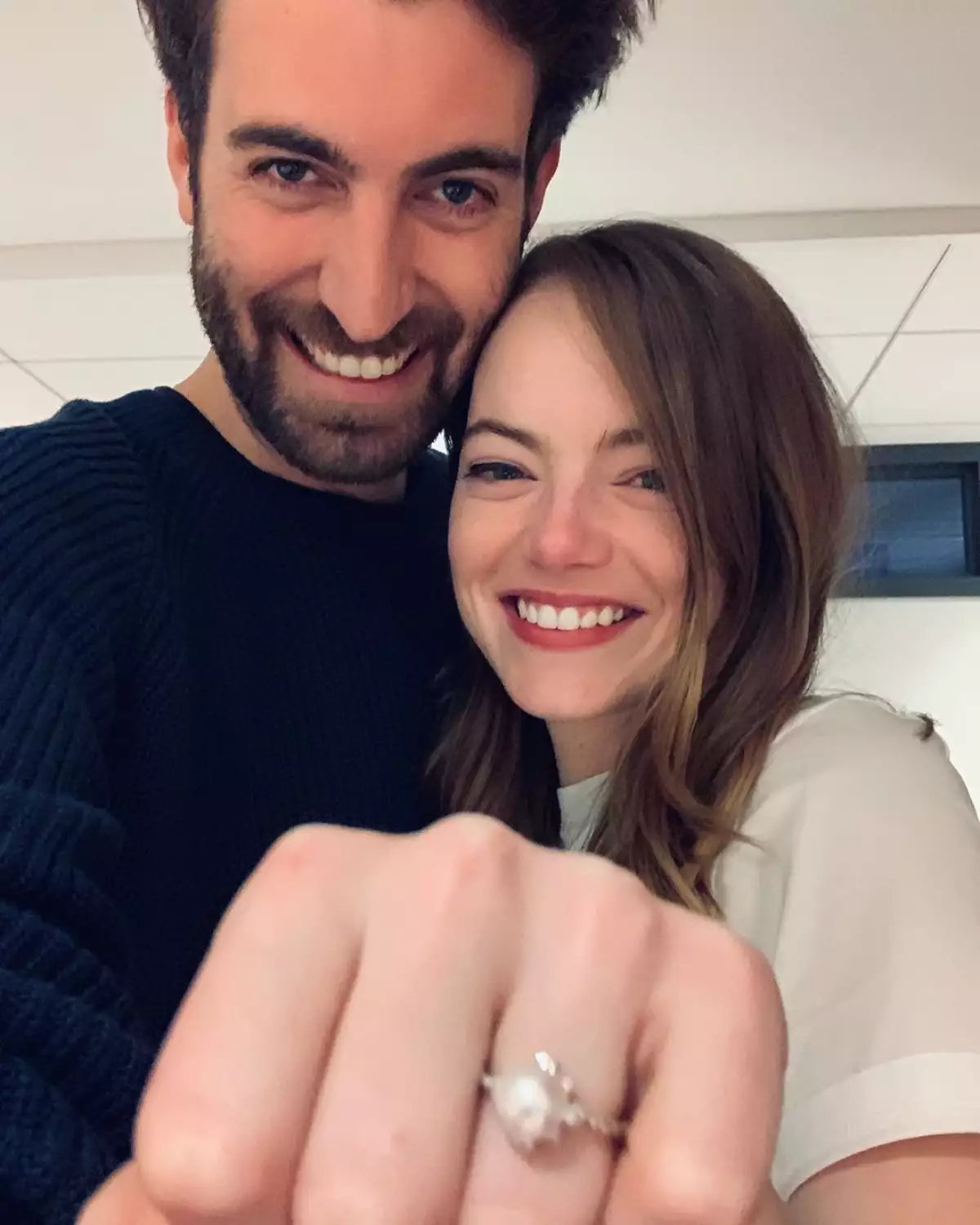 Dave McCary y Emma Stone