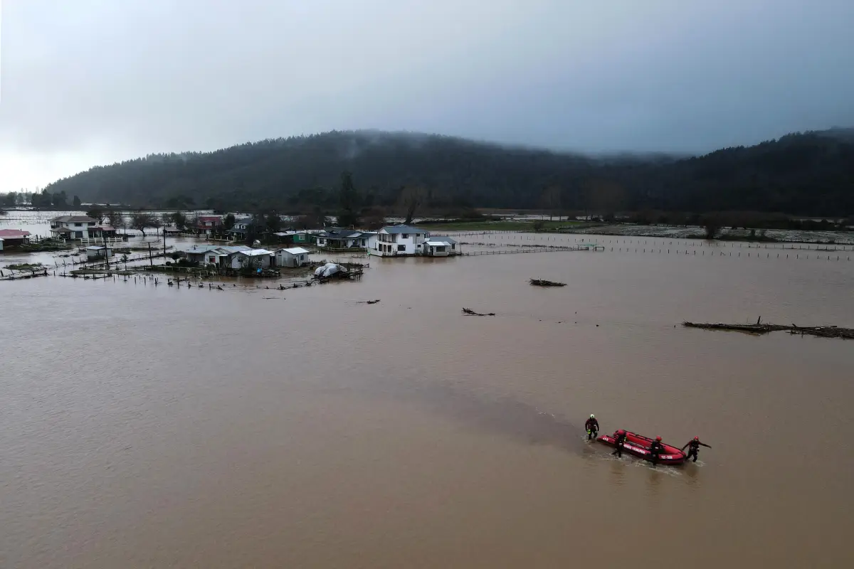 Las lluvias e inundaciones en Chile dejan un fallecido y miles de damnificados