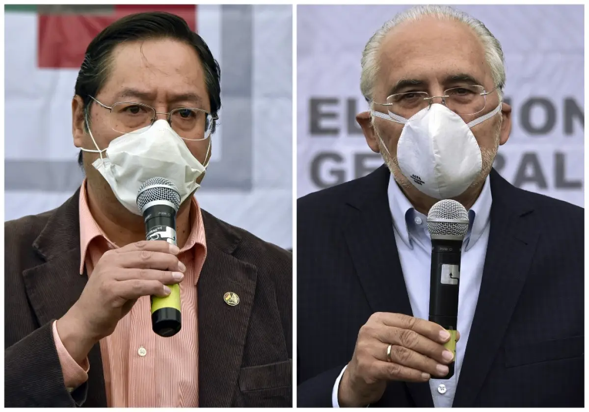 Los dos principales candidatos a la presidencia
