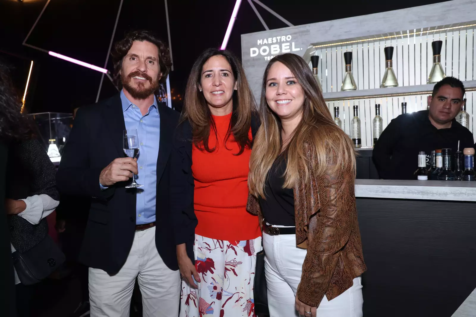 Pablo Ferrer , Olga Limón y Emilia Castro