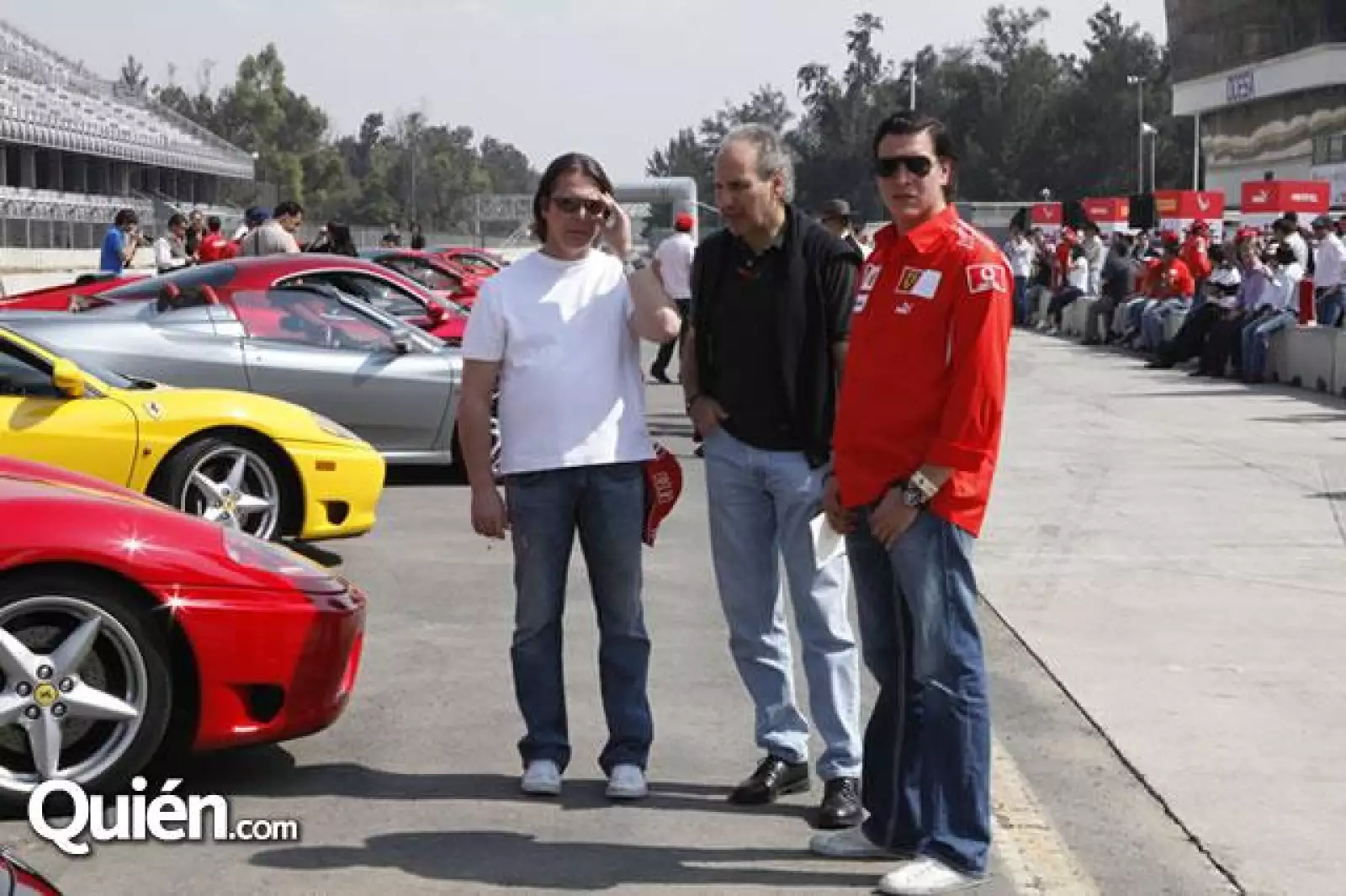 Rodrigo Ruiz,Víctor Aziz y Nazario Ortiz
