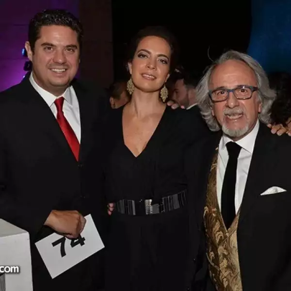 José González,Tere Casas y Hugo Laurencena.