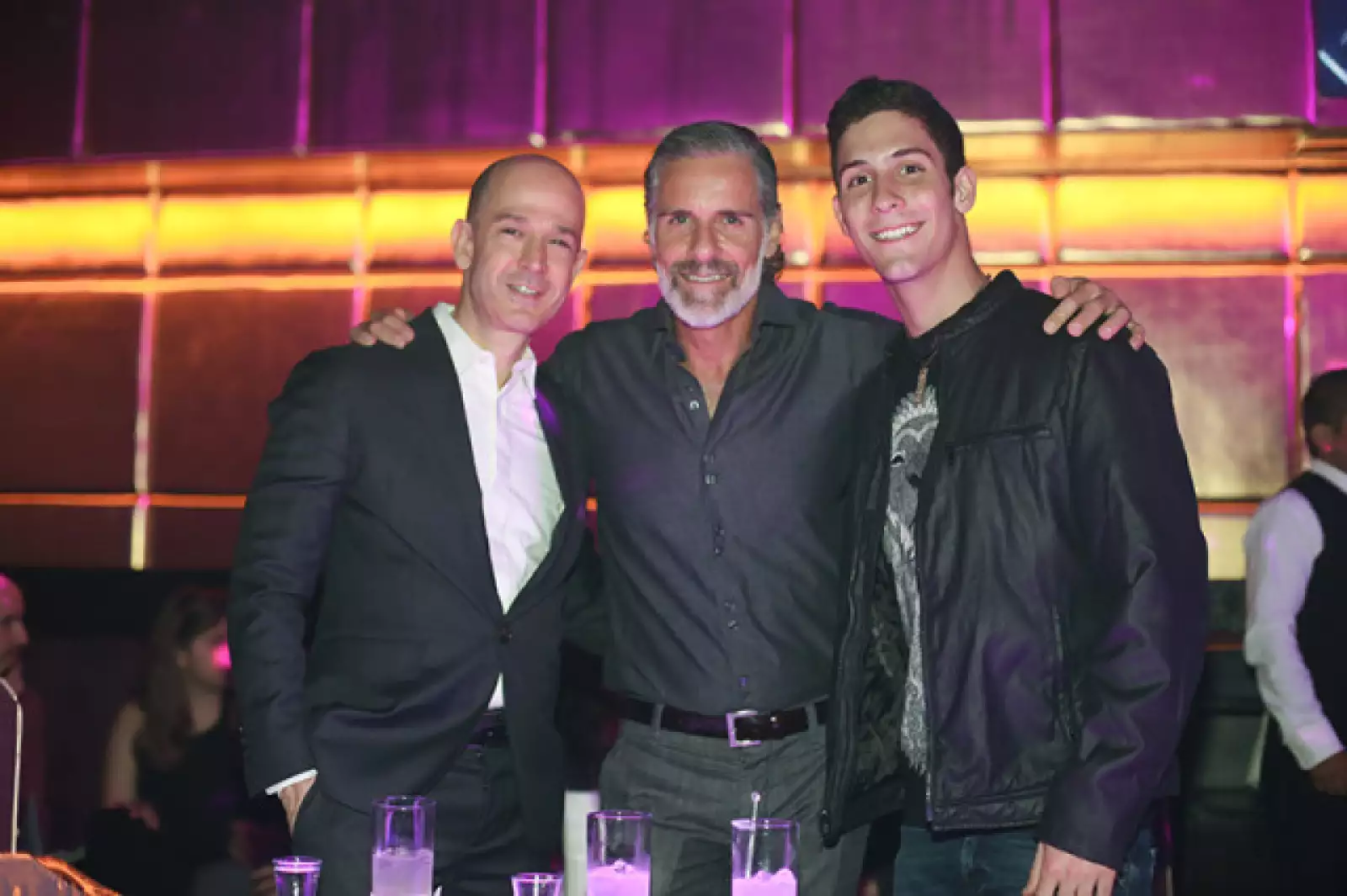 Francisco Herrera, Carlos Bizdikian y Krikor Bizdikian