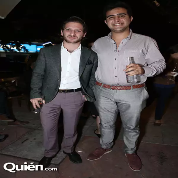 Jaime Micha y Roberto Cababie