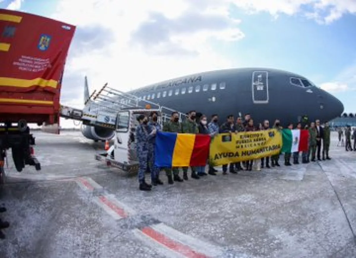 Llega el segundo vuelo para repatriar a mexicanos evacuados de Ucrania