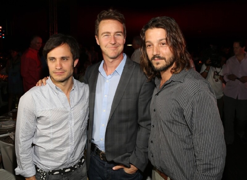 Gael Garcia Bernal, Edward Norton, Diego Luna.