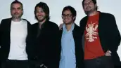 Durante la conferencia realizada en el Festival Internacional de Cine de Morelia, estuvieron presentes Gael, quien la hace del cursi y Diego, el rudo.