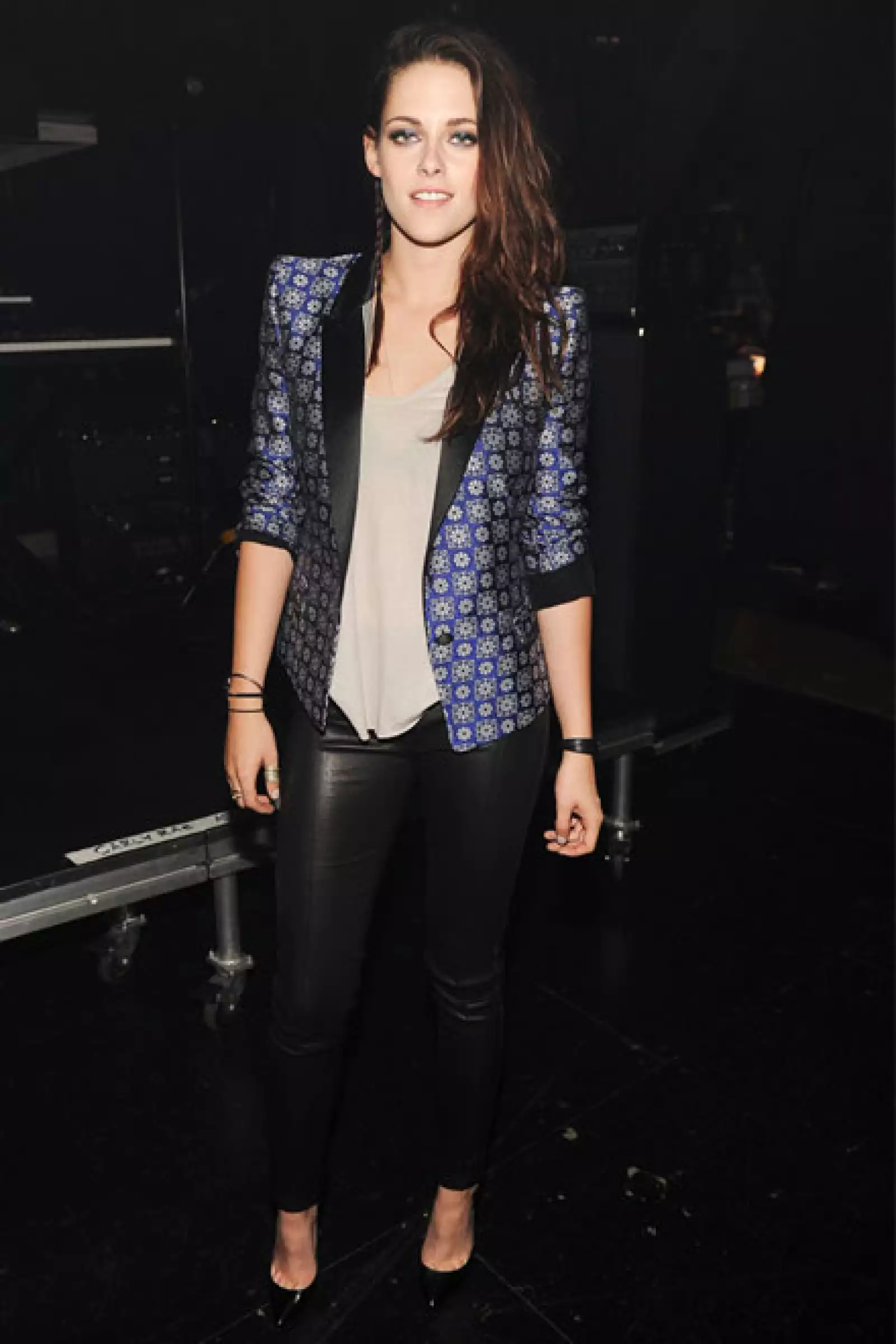 Estampados o lisos, los blazers también son un básico en el estilo de Kristen.