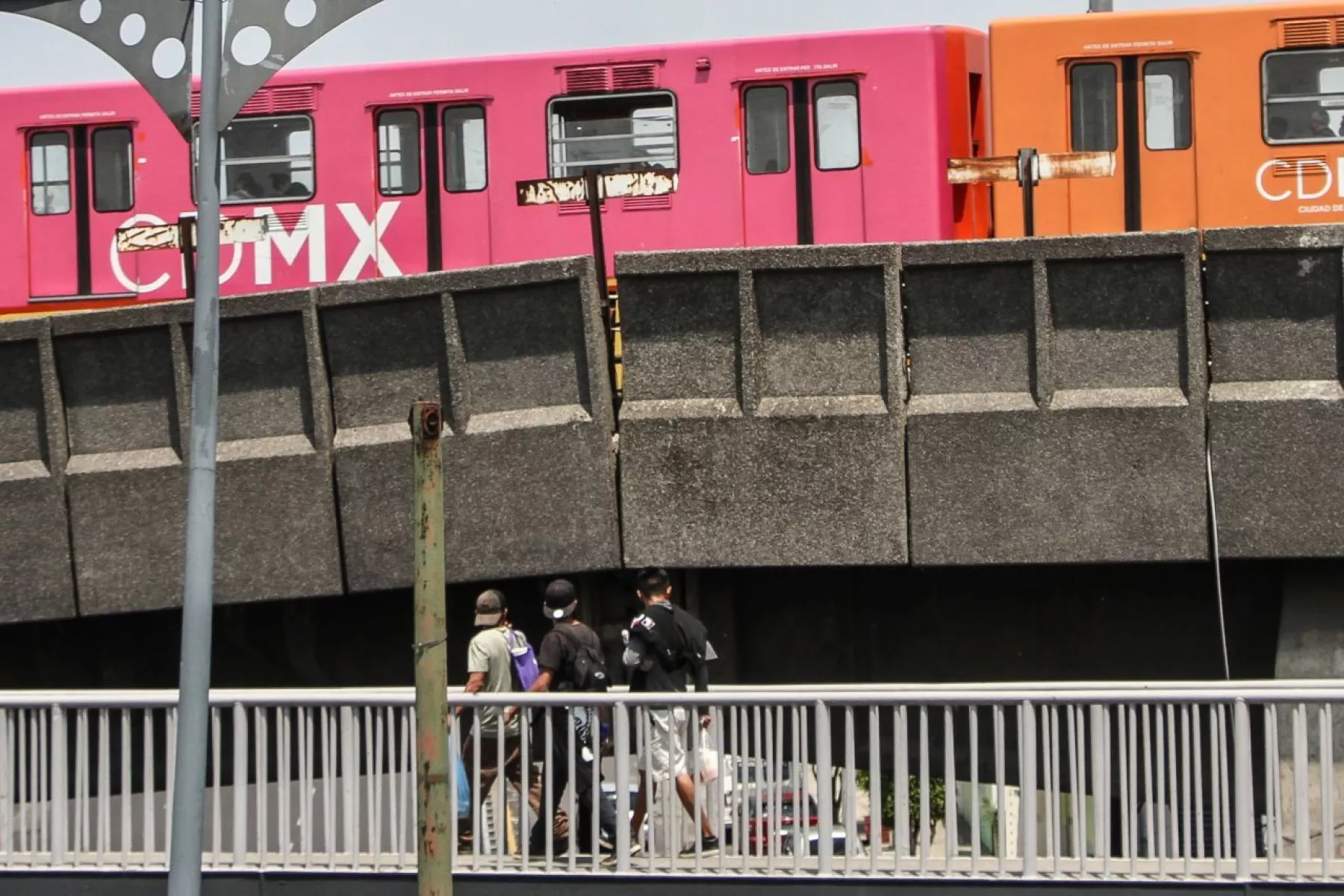 Metro, tramos elevados