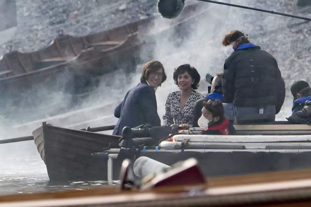 "House Of Gucci" Shooting In Como