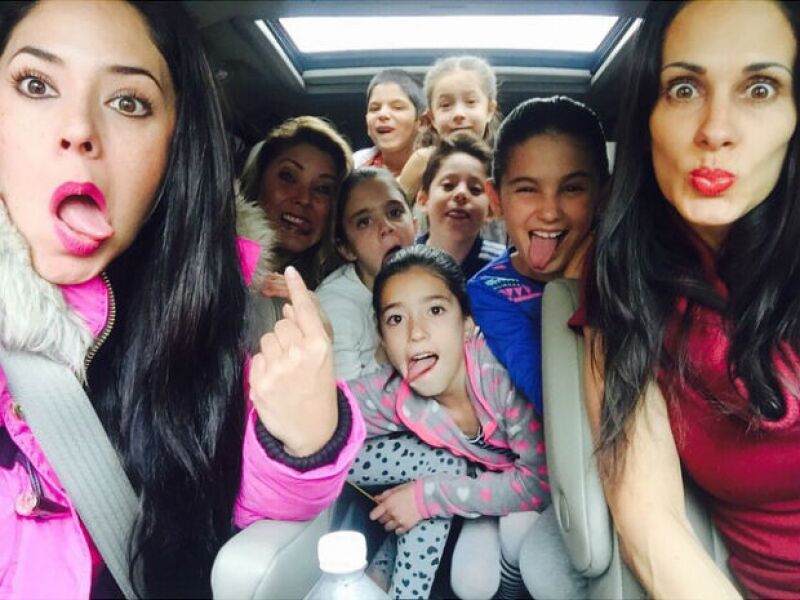 Ana la Salvia es mamá de tres pequeños hijos y su más grande felicidad.