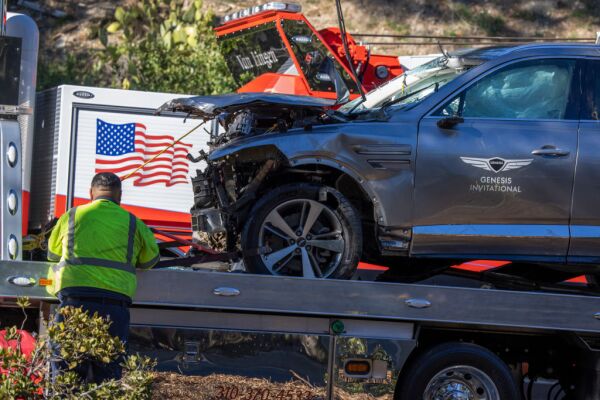 Accidente Tiger Woods.