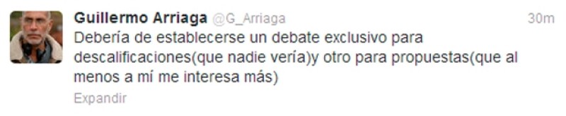 Guillermo Arriaga.