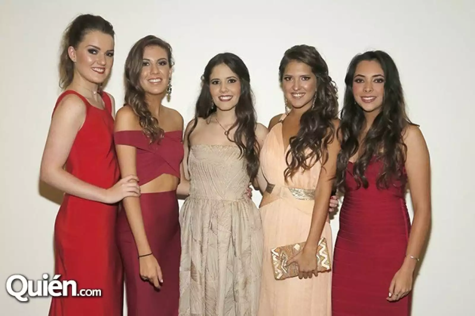 Daniela Montgomery,Alejandra Sainz,Mariana Villa,Paola Benítez y Johanna Serna