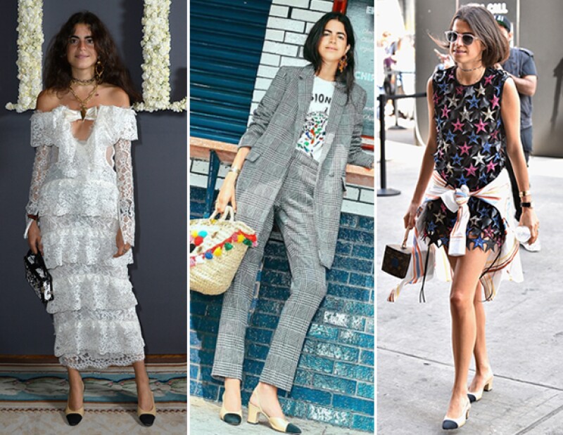 Leandra Medine los ha llevado con vestidos midi, pantalones de tubo y vestidos mini.