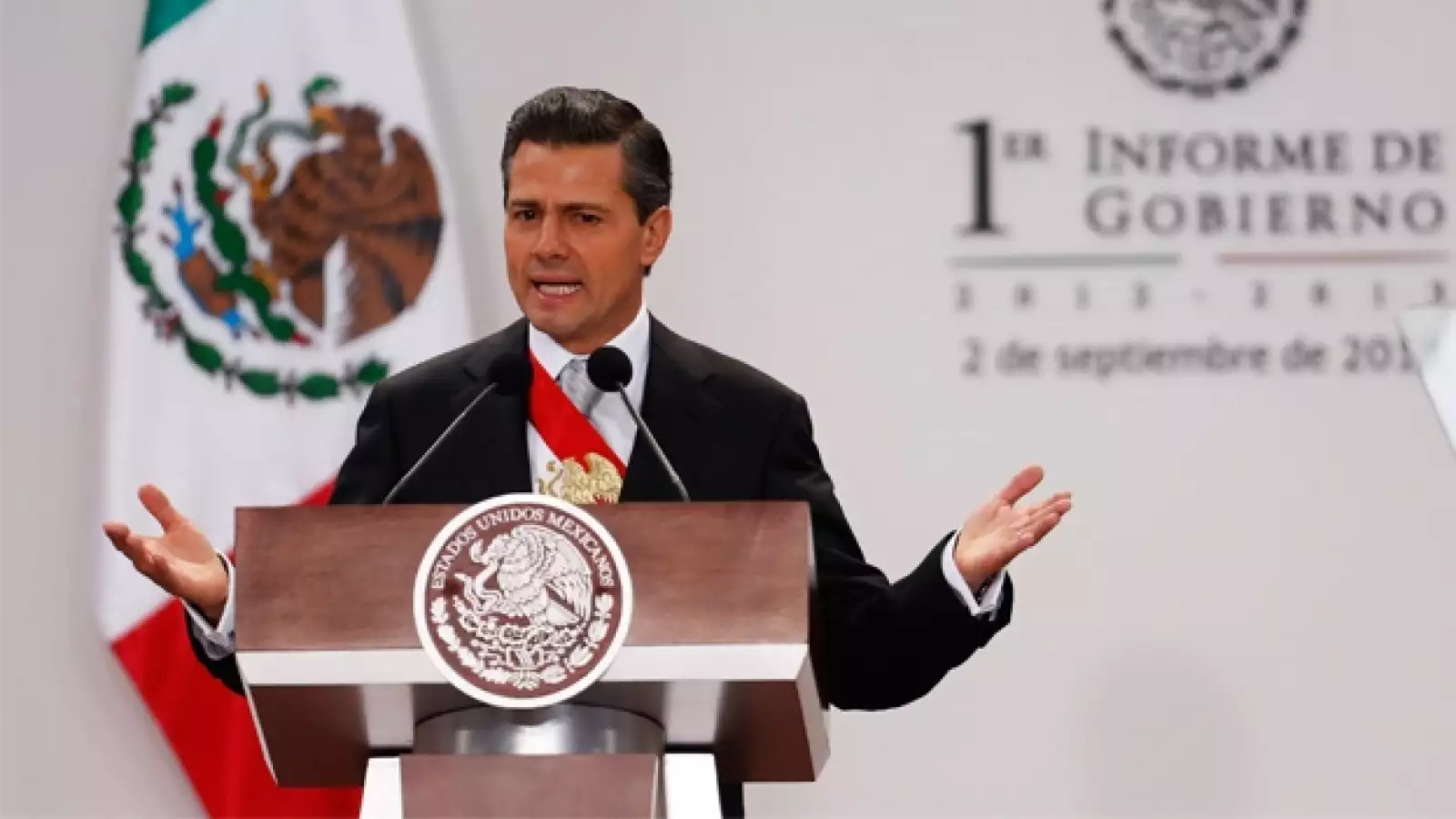 peña nieto da su primer informe de gobierno