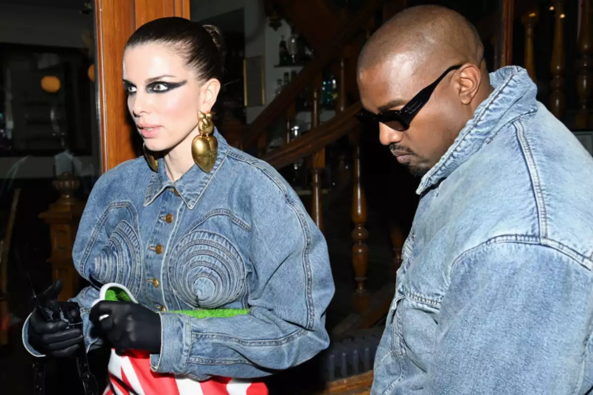 Julia Fox y Kanye West
