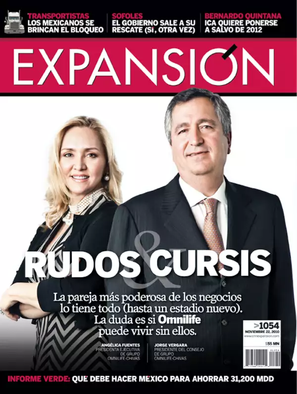 Portada Jorge Vergara y Angélica Fuentes