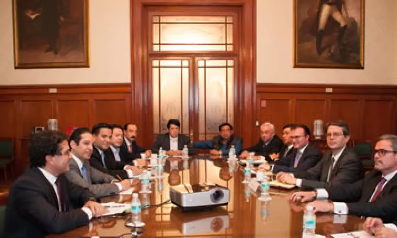 La reunión se dio a solicitud de los presidentes de las Comisiones de Hacienda de las Cámaras de Senadores y de Diputados. (Foto: Cortesía Secretaría de Hacienda )
