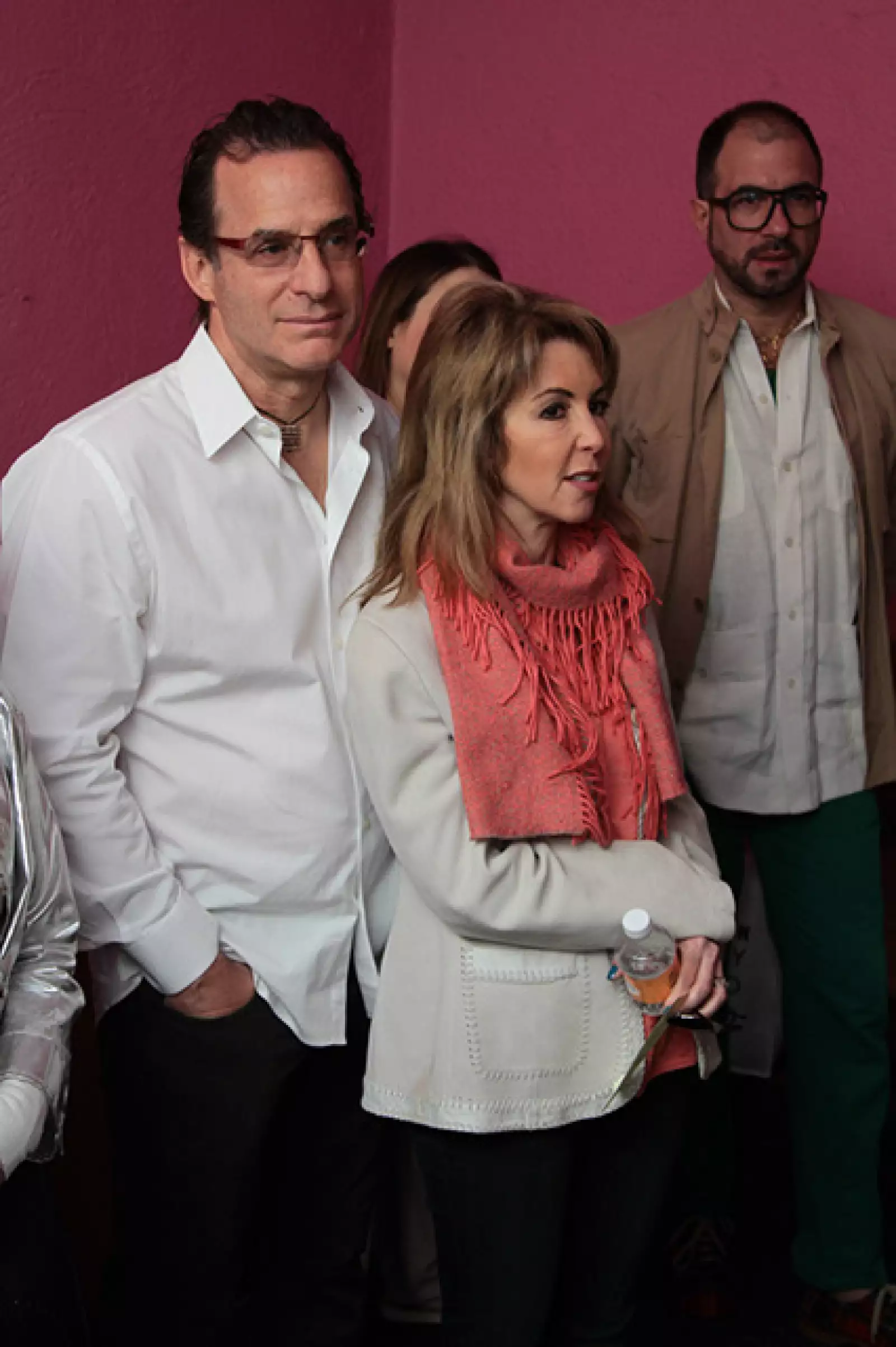 Michael Trambert y Jacquelyn Klein-Brown del Museum of Contemporary Art en Santa Barbara