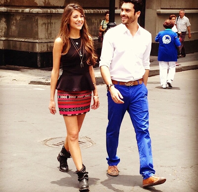 Lety con Gonzalo Garcia Vivanco.