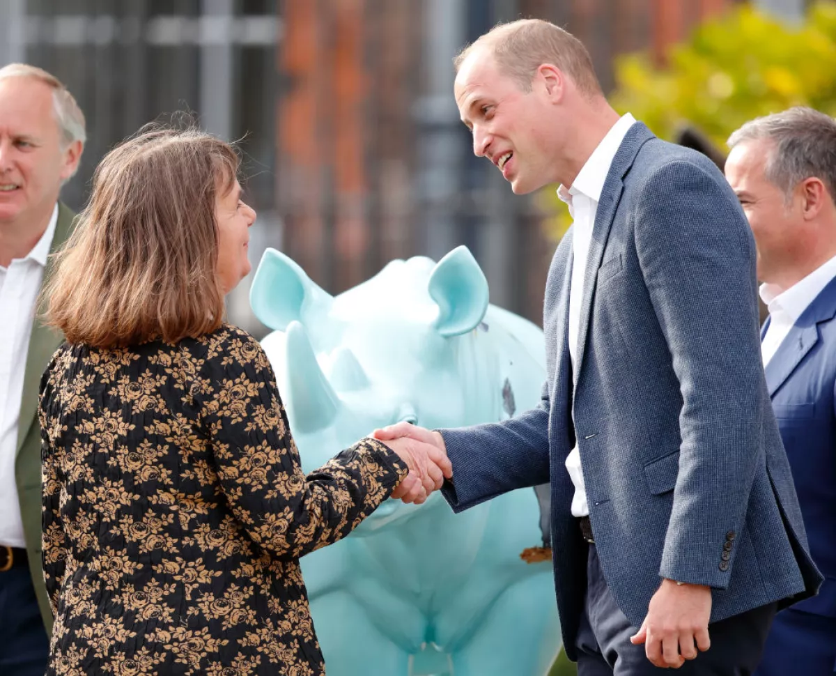 The Duke Of Cambridge Attends 'The Tusk Rhino Trail' Celebration