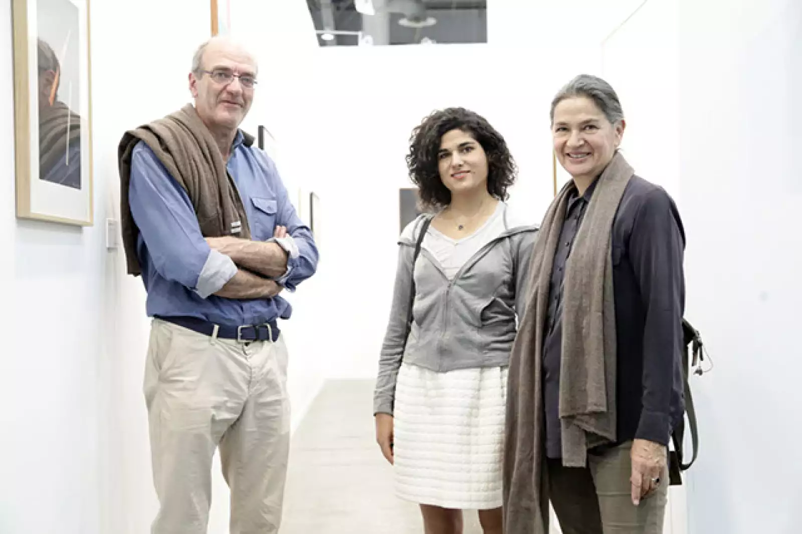 Giorgio Mino,Micaela y Mónica Patiño