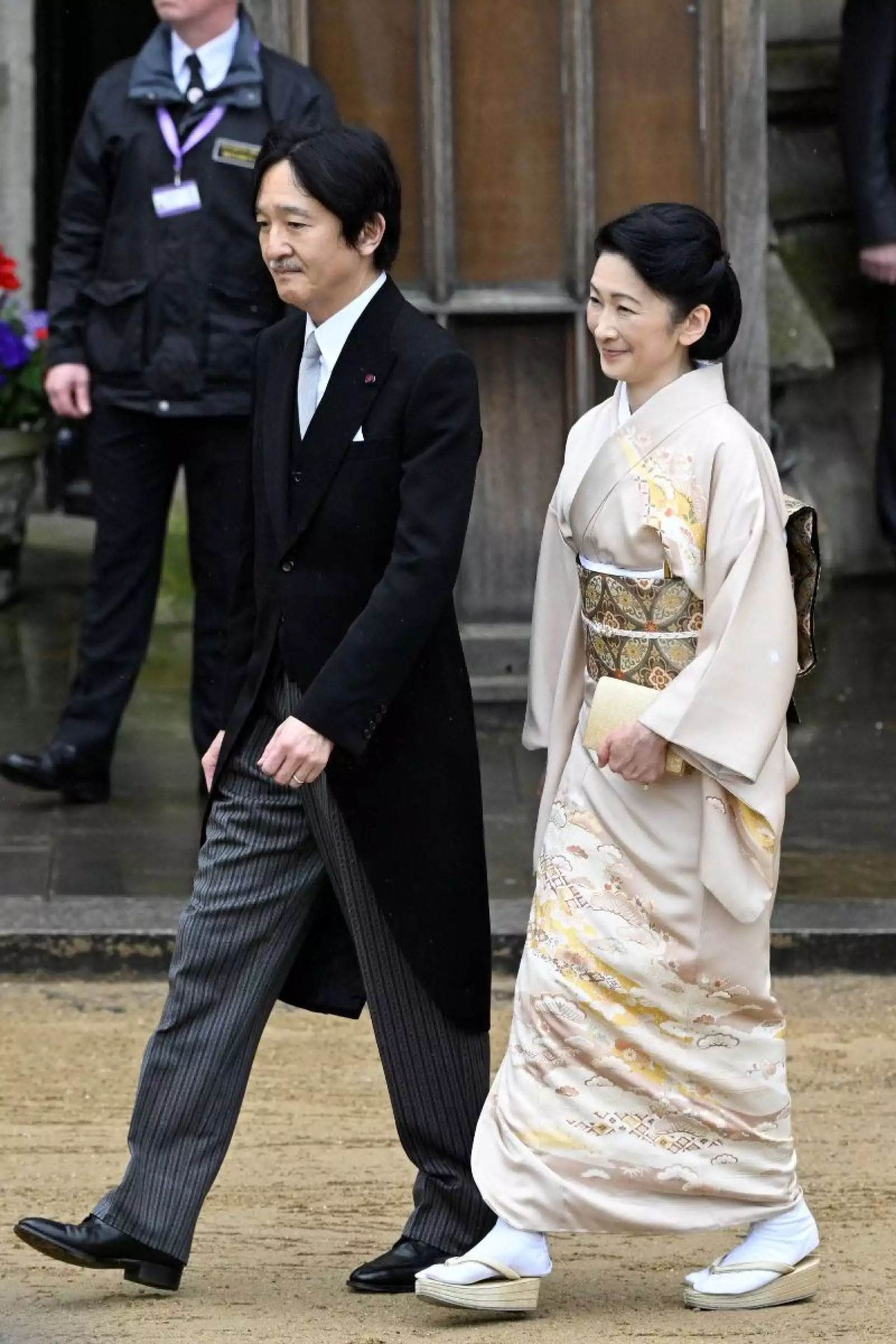 Fumihito y Kiko de Japón en la coronación del rey Carlos III