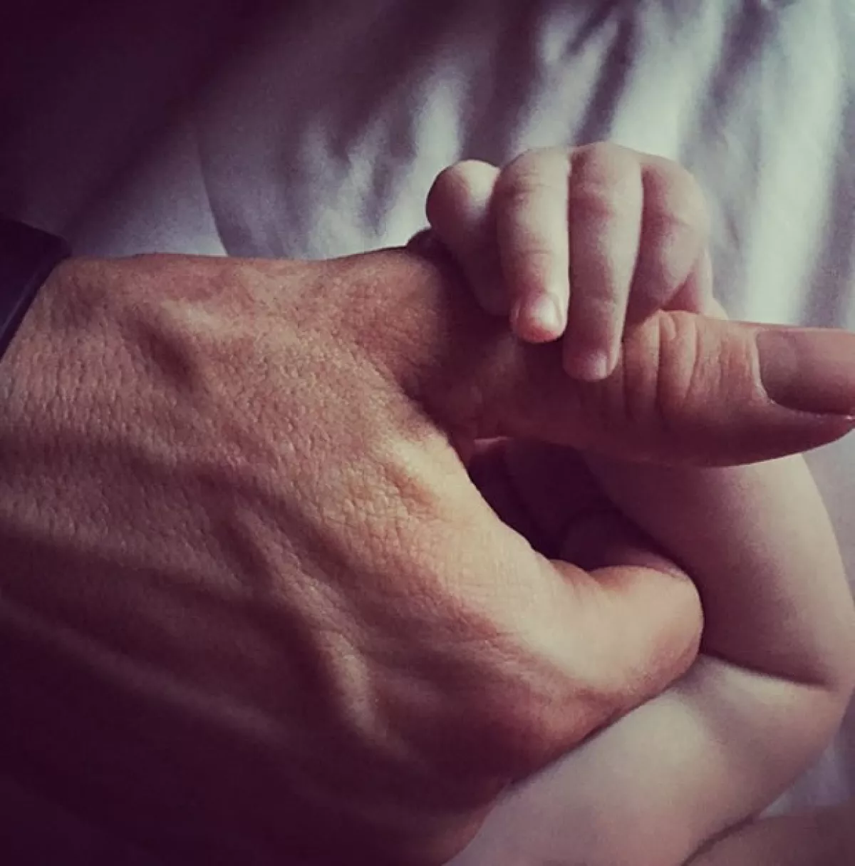 La primera foto que vimos de James, hija de Blake y Ryan.
