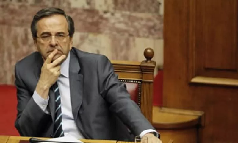 Samaras no ha podido ver a sus contrapartes europeas debido a que fue sometido a una cirugía ocular. (Foto: AP)
