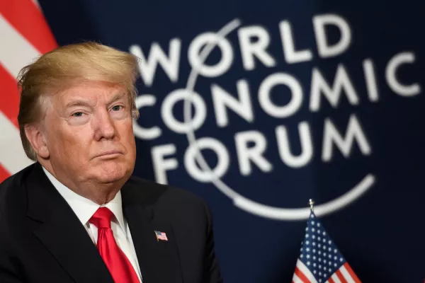 Donald Trump en Davos 2018