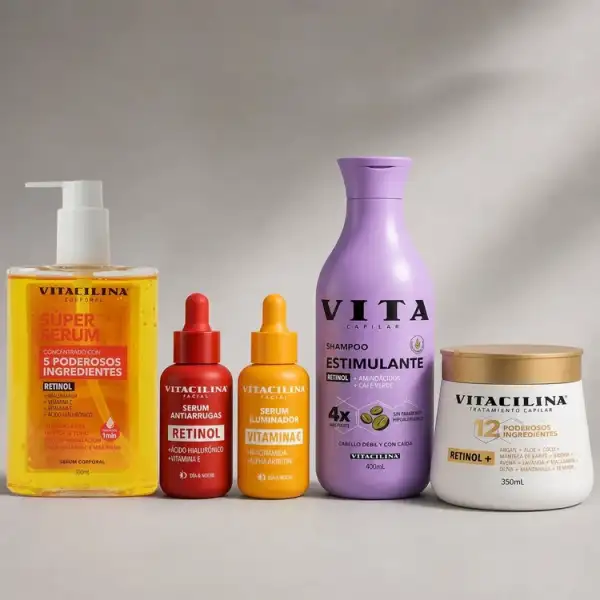 Productos de belleza de Vitacilina.