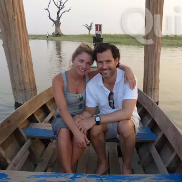 Ludwika Paleta y Emiliano Salinas en Vietnam.