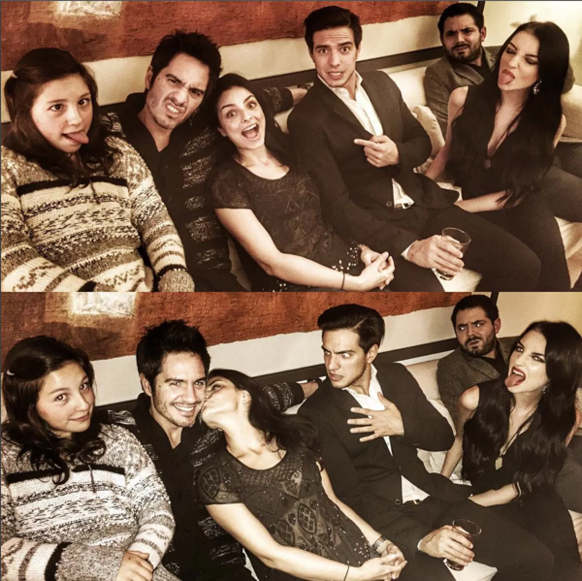 Los hermanos Derbez son muy unidos y siempre comparten divertidos momentos juntos.