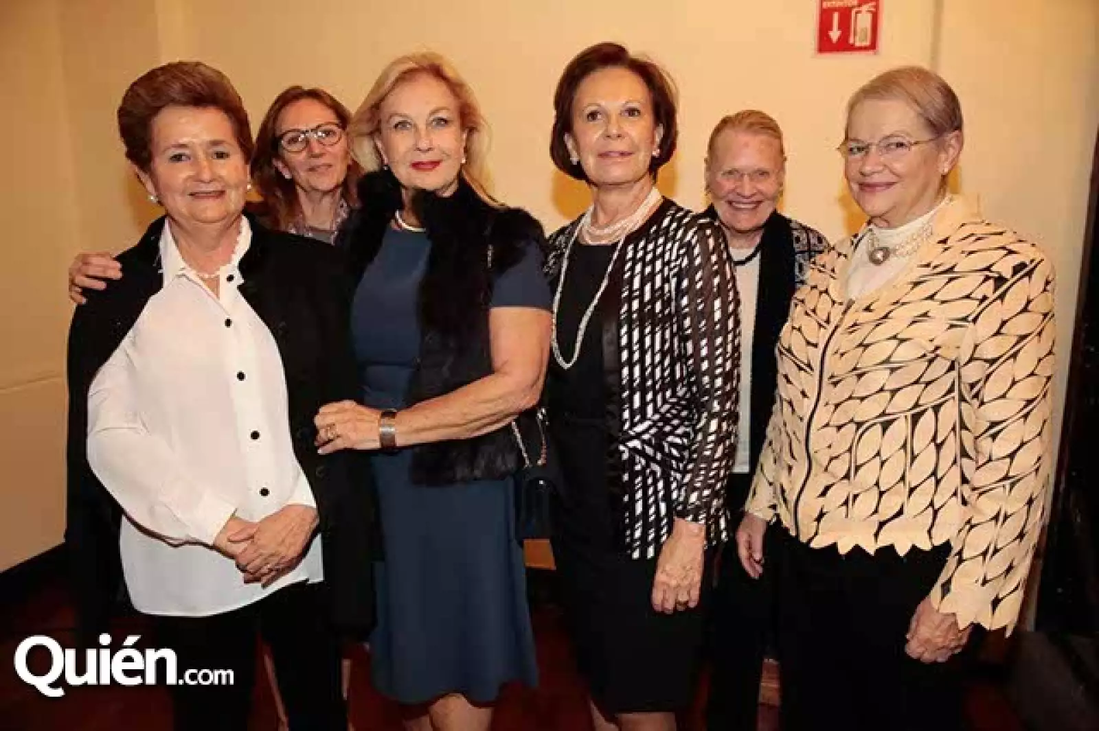 Rocío Keller,Gabriela Ortiz Monasterio,Guadalupe Ramos Cárdenas,Mónica Legorreta,Elizabeth Hinke y Tere Dierix