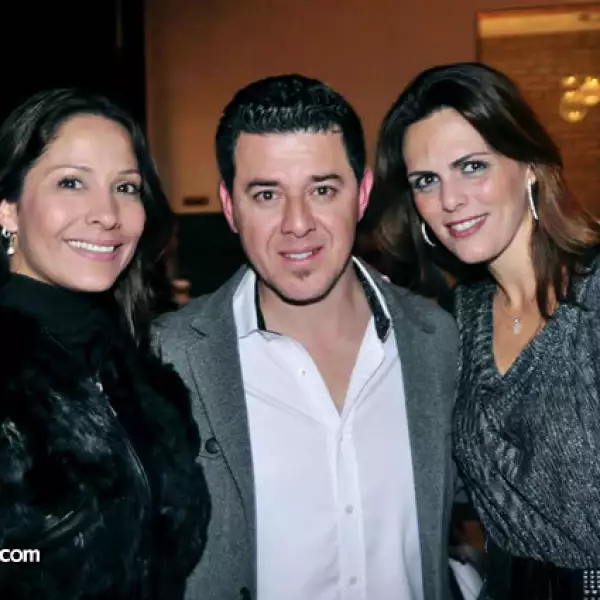 Sandra Cantisani,Humberto Falcón y Rosa María Olivier de Blanco