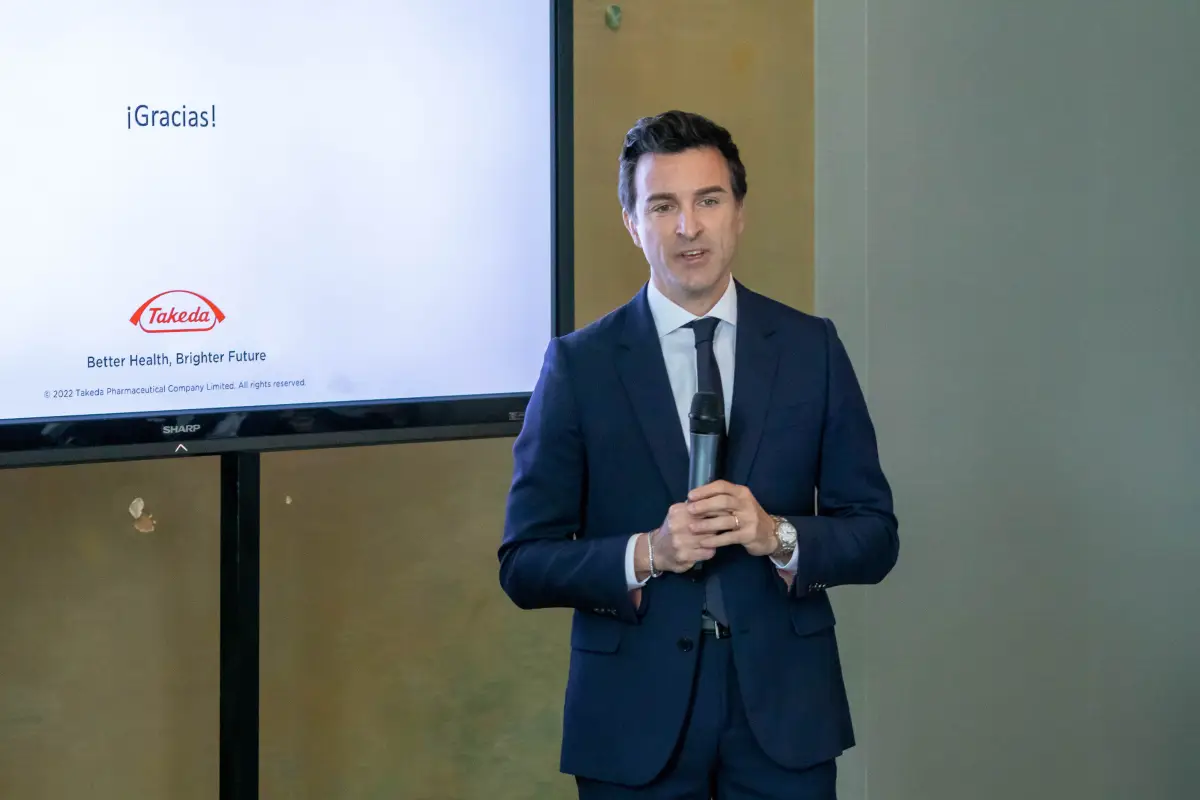 Gabriele Ricci, vicepresidente global ejecutivo de tecnología y digitalización para Takeda. (Cortesía)