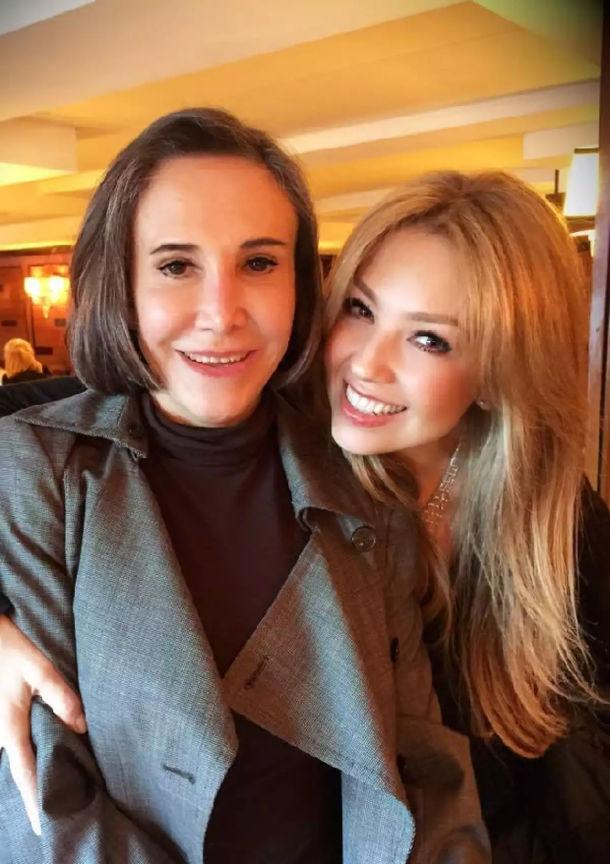 La cantante no pudo contener la emoción al tomar el lunch con Florinda Meza, por lo que ambas grabaron un particular “sketch” para compartirlo a sus seguidores.