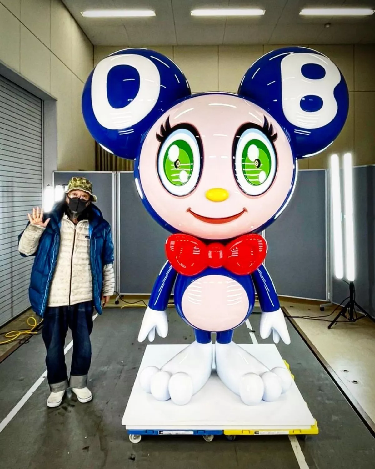 La obra de Takashi Murakami está fuertemente influida por el manga y el anime
