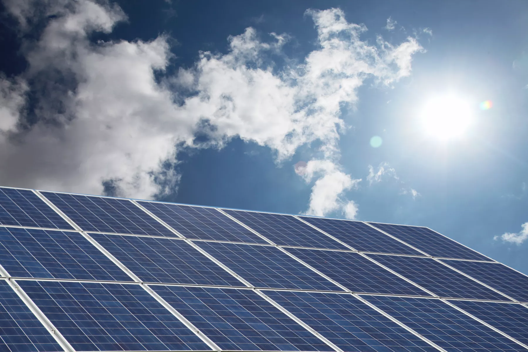 Solar panels renewable energy