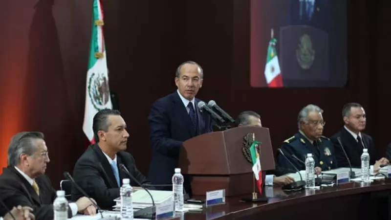 Felipe Calderón encabezó la reunión del Consejo Nacional de Seguridad Pública