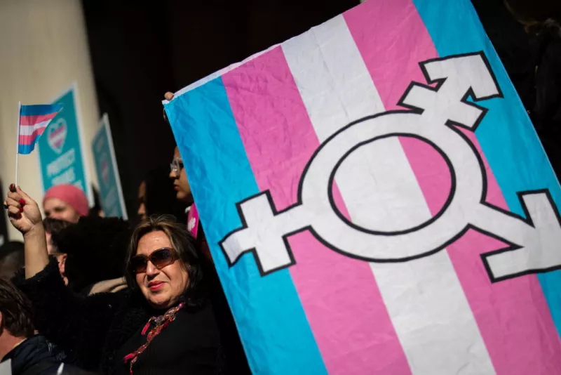 Rally Held In Support Of Transgender Community