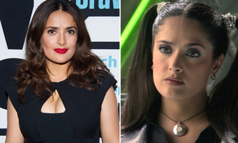 Salma Hayek tuvo una ligera intervención en la tercera entrega de Spy Kids como la mamá de Gerty y Gary.