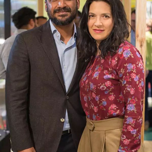 Jan Duverger y Ariana Rossell