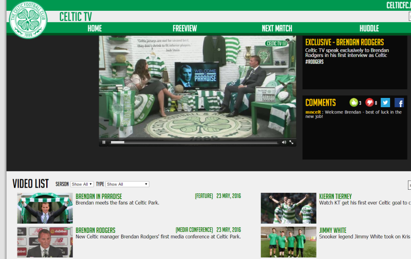 La plataforma del Celtic ofrece variedad de materiales que pueden ser consultados en cualquier momento y en cualquier lugar del mundo.